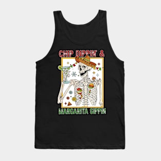 Chip Dippin' And Margarita Sippin' Funny Cinco de Mayo Men Tank Top